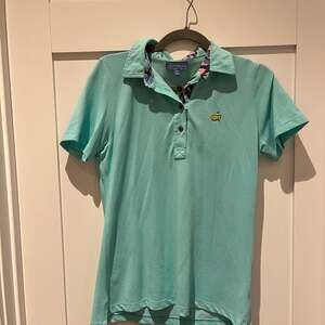 Masters Magnolia Lane Collection Women's Golf Polo Shirt Aqua Teal